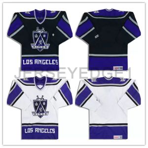 2023 Personnalisé Vintage 1999-02 LA KINGS 20 Luc Robitaille CCM JERSEY 4 Rob Blake Home Away Black White Hockey Jerseys N'importe quel numéro de nom cousu S-5XL