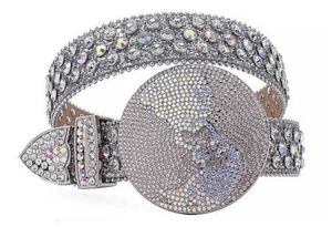 2024 ceintures de créateurs bb ceinture simon pour les hommes owen femmes mode brillant crâne kor diamant ceinture or gros strassons multicolour