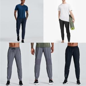 2023 Diseñador pantalones largos hombres deporte correr alinear yoga gimnasio al aire libre bolsillos slim fit pantalones de chándal pantalón jogger pantalones para hombre casual elástico iswr