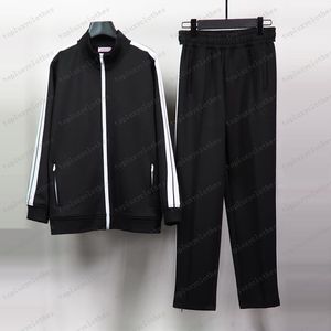 2023 Designer Men's Sportswear Zipper Jacket and Pants Set Designer Women's Brodé Lettre Sportswear Jogging Casual Pants Sportswear