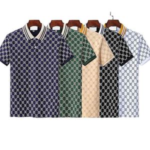 2023 Designer Nouveau Polo Shirt Hommes Haute Qualité Crocodile Broderie LOGO Grande Taille S-3XL À Manches Courtes D'été Casual Coton Polos Hommes