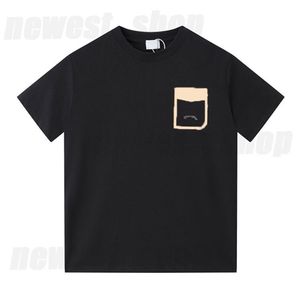 2023 Designer Summer Mens T-shirt T-shirt Cercle de luxe Lettre classique Imprimer Cheval Londres Angleterre Noir Blanc T-shirts Simple Cloth277G