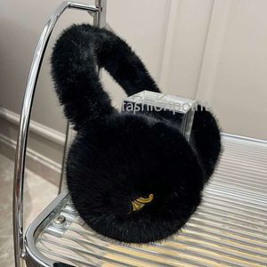 2023 Ear Muffs Soft Plush Ear Warmer Winter Warm Earmuffs Cute Antifreeze Panda-shaped Earmuffs Solid Color Comfortable Ear Protection Earmuffs c