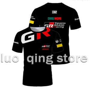 2023 F1 Formula Driver Mangas cortas Verano Nuevo Wrc Rally Camiseta de ciclismo Racing Gr Tot Hombres Entusiasta de los deportes al aire libre Manga Impresión 3d Transpirable