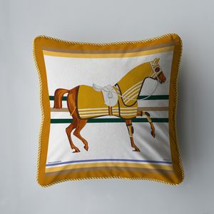 2023 cheval imprimé animaux taies d'oreiller pour canapé housse de coussin décoratif maison canapé chaise siège de voiture ami enfants chambre cadeau taie d'oreiller jeter 2023070835