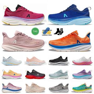 Hot Top Chaussures de course Bondi 8 Clifton 8 9 Kawana Carbon x 2 Purple Aqua Eggnog Blanc Coastal Sky All Aboard Hommes Femmes Sneaker Plate-forme Baskets de marche DHgate Tennis