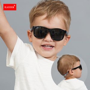 2023 enfants lunettes de soleil polarisées 1 2 3 ans garçons fille lunettes de sécurité bébé infantile nuances lunettes Anti UV400 cadre souple avec cordon