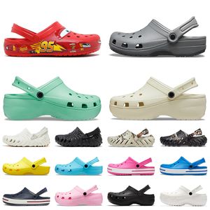 Designer Sandals Women Mens Classic Clog Platform Cloud Slides Crocs Echo Kids cross-tie Sandal【code ：L】Cros Slippers Croos Sliders