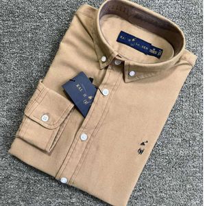 2023 Petit Cheval Hommes Chemise Polo Polos À Manches Longues Affaires Automne Loisirs Hommes Casual Lâche Mouvement Courant Haute Qualité Geclothes YR662