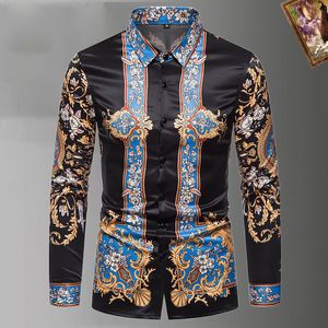 2023 Luxury Designer Dress Shirt Men's Fashion Association Open Lining Men Solie Business Casual Letter Long Manche M-XXXL # 025