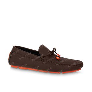 2023 Hombres Zapatos de conductor Moccasin Diseñador Diseñador Zapatos casuales Zapatos de zapatillas de lujo zapatillas de zapatillas de zapatillas marrones con caja y bolsa de polvo 40-45 #LDM-01