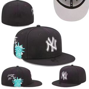 2023 Béisbol para hombres Sombreros ajustados Clásico Serie Mundial Hip Hop NUEVA YORK Deporte Completo Cerrado LA NY Diseño Gorras Chapeau 1995 Stitch Heart 