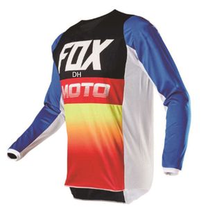 Camisetas de Fox para hombre, camiseta de ciclismo de montaña de velocidad descendente, ropa de carreras todoterreno de manga larga, transpirable, 2023