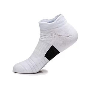 2023 Chaussette de basket-ball pour hommes Chaussettes professionnelles antidérapantes Couleur unie Fond de serviette Bateau d'élite Amortissement d'entraînement de sports de plein air A11