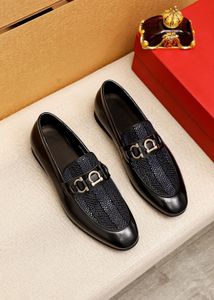 2023 hommes chaussures habillées classique concepteur en cuir véritable à la main appartements mâle marque Brogue costume d'affaires chaussures appartements taille 38-45