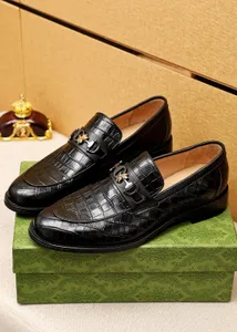 2023 hommes chaussures habillées nouvelle mode formelle marque concepteur en cuir véritable Oxfords Buiness costume chaussures appartements de mariage taille 38-46