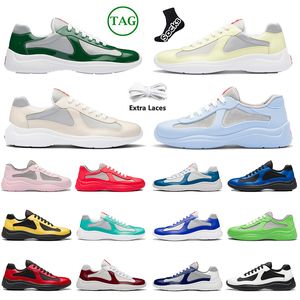 2023 nouveaux Américains coupe chaussures de designer décontractées hommes bas baskets maille PVC cuir verni mode formateurs Amériques baskets marche semelle en caoutchouc tissu extérieur