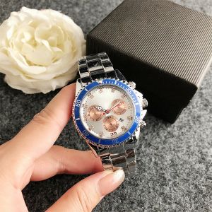 2023 neue Mode orologi Marke Armbanduhr Männer Frauen Stil Stahl Metall Band Quarz Luxus Mit Logo Uhr Großhandel Heißer verkauf Kostenloser Versand