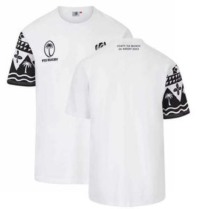 2023 Nueva camiseta de moda Rugby Clothingmen's T-shirts Fiji Home Jersey Shirt Training Size S--m-5xl