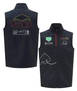 2023 nouvelle veste de sport de gilet d'équipe de Formule 1 de Formule 1, combinaison de course à capuche de loisirs de printemps et d'automne personnalisée avec le même modèle
