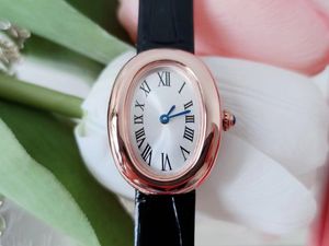 Nouvelle montre à quartz pour femme bracelet en cuir montre en acier de style romain