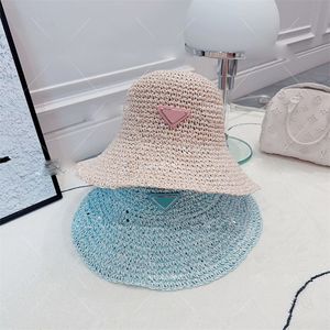 2023 Nuevo sombrero de paja de lujo para hombres y mujeres con el mismo protector solar de viaje hebilla de cinturón sombrero para el sol protector solar sombrero parasol
