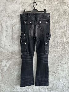 Nuevo modelo de jeans con decoración de bolsillo para hombre ~ TAMAÑO DE EE. UU. 28 - 36 ~ jeans de diseñador para hombre de alta calidad
