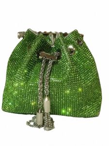 2023 Nuevo bolso de mujer Cena Fiesta Diseño Bolsa de tienda de oro para niñas Monederos Bolsos Rhineste Borla Fi Bolsa de cristal 47Vi #