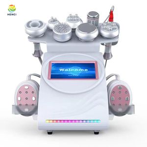 2023 Date 9 IN 1 80k Cavitation Machine Aspirateur RF Corps Minceur Beauté Dispositif Avec EMS Pads