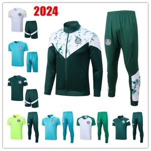 2024 Palmeiras Soccer Jerseys Tracksuits Costume 2024 Nouveau Breno Lopes R.Veiga Deyverson Football Training Suit Men Kids Jacket Survitement Sportswear Top Quality