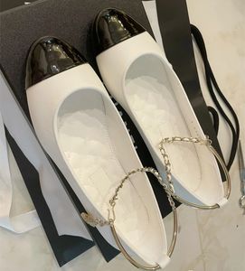 2023 Paris Designer De Luxe De Mode Ballerines Chaussures Bout Rond Papillon-noeud Femmes Chaussure Ligne De Couture Décor Casual Chaussures Souples marque En Cuir Plat