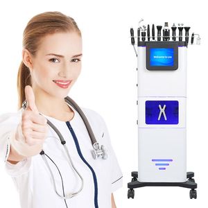 2023 machine à éplucher microdermabrasion Hydra Oxygen Dermabrasion Ultrasound Rf Facial Skin Scrubber Hydro Bubble Skin Management Beauty Device