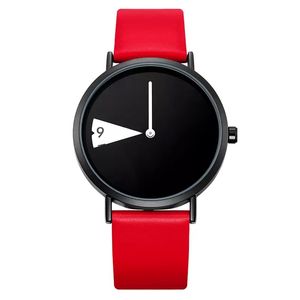 Reloj Sinobi 2023 para Mujer, Reloj de pulsera creativo para Mujer, Reloj giratorio de pulsera de cuero amarillo, Reloj Montres para Mujer, Reloj para Mujer