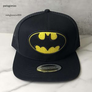 Chapeau plat Batman d'été 2023, chapeau de Baseball de la ligue de Justice Dc, marque de mode américaine, chapeau en maille noire, chapeau respirant