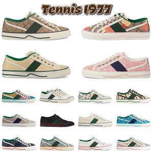 2023 Tennis 1977 Sneakers Designer Sneaker Chaussures Toile Casual Luxe Femmes Hommes Plat Bowling Chaussure Broderie 1977s Casual Mode Sneakers Taille 36-44