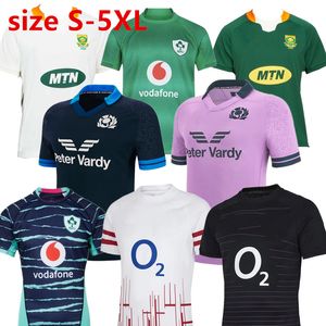 2023 Top Irlande maillot de rugby 22 23 Ecosse Anglais Sud Angleterre Royaume-Uni Africain à domicile ALTERNATE Afrique maillot de rugby taille S-5XL