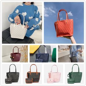 2023 Diseñadores de moda de calidad superior Tote Bag Mujeres Hombres Carteras Venta al por mayor Anjou Mini Crossbody Bolsas de compras de doble cara Hangbag Bolsos de hombro de cuero