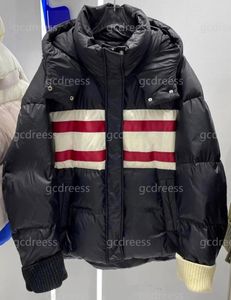 2023 Hiver Femmes Manteau Parka Marque Designer Vêtements De Mode Femmes Casual Lâche Polyvalent Contraste Lettre À Capuche Manteau Chaud Grandes Filles Vêtements D'hiver