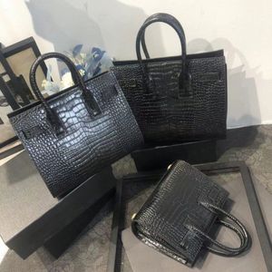 Designer Nano Sac De Jour Sacs Crocodile Grain Bébé en Crocodile Mode Sac Femmes De Luxe Véritable Sac À Main En Cuir Mat Épaule Sac À Main IzTx #