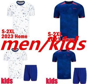 2023 Copa Mundial Estados Unidos PuLIsIC Soccer Jerseys McKeNNIE REYNA McKENNIE WEAH SWaNSON USAS MORGAN RAPINOE Hombres Mujer / Kit para niños Camiseta de fútbol 999
