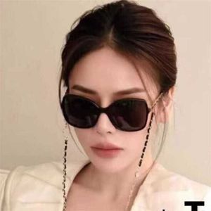 2024 10% de réduction sur le concepteur de luxe Nouveaux lunettes de soleil pour hommes et femmes 20% de réduction Xiaoxiangfeng ins même chaîne nette rouge UV400 CH5210