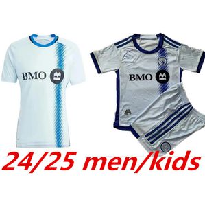 2024 2025 CF Montreal Maillot Camisa de fútbol Set para niños 24 25 Camisa de fútbol Light Real Uniforme para hombres Wanyama Piette Miljev Duke Brault-Guillard 999