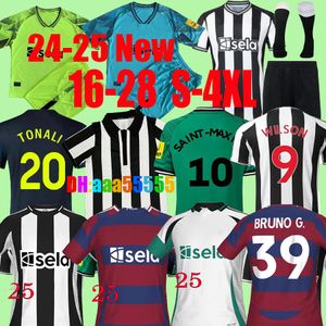 2024 2025 Newcastl e Football Shirt Bruno G. Joelinton Isak 23 24 25 3rd Tonali Soccer Jersey