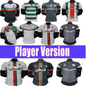2024 2025 Palestina Alta calidad y múltiples modelos nuevos para elegir entre Soccer Jersey Home Away Black White 24 25 CD Palestino Nombre personalizado Camiseta de fútbol Versión