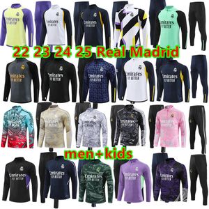 2024 2025 Real Madrid Kids Men Kit Kit Formation Tracksuit Training Dragon Madrid Vini Jr Bellingham 23/24/25 Madrid Football Camavinga Sportswear Chandal Futbol Surviction