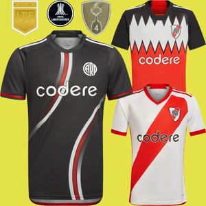 2024 2025 Jerseys de fútbol River Plate Set Kits Kits 23 24 25 Camiseta de Futbol Beltrán de la Cruz Borja Solari Simon Camisa de fútbol Fans Versión del jugador