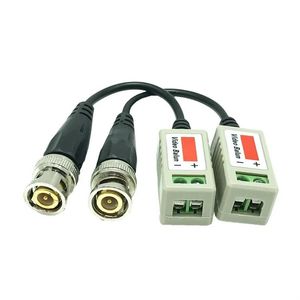 2024 2PCS (1 paires) AHD / CVI / TVI Twisted BNC CCTV VIDEO BALUN TRANSPEIVERS PASSIV