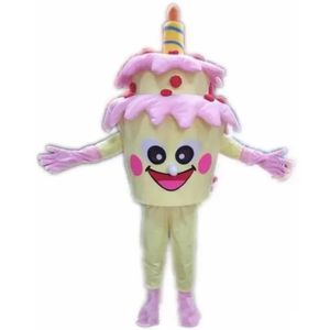 2024 Adulte Taille Halloween Birthday Cake Mascot Costume Outdoor Thème Party Adults Tespied Suit mascotte thème fantaisie déguisement Carnival Costum