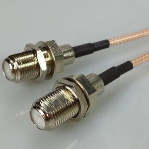 ANPWOO – connecteur de câble Coaxial RF personnalisé, 15cm, 2024 pouces, Modem 3G TS9, Angle droit vers F femelle avec câble Pigtail RG316, 5.9