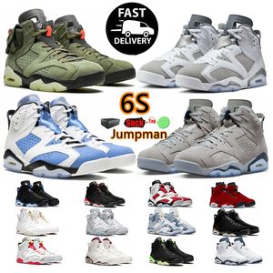 2024 Chaussures de basket-ball Jumpman 6 6s University Georgetown Midnight Electric Green Navy Cactus Jack Black Infrared Maroon baskets pour hommes baskets de sports de plein air